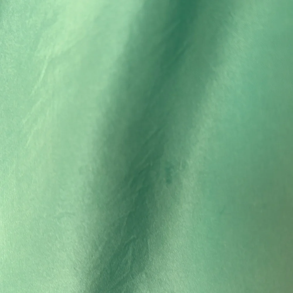 Diane Von Furstenberg the color authority aqua Silk Tunic Blouse Sz L